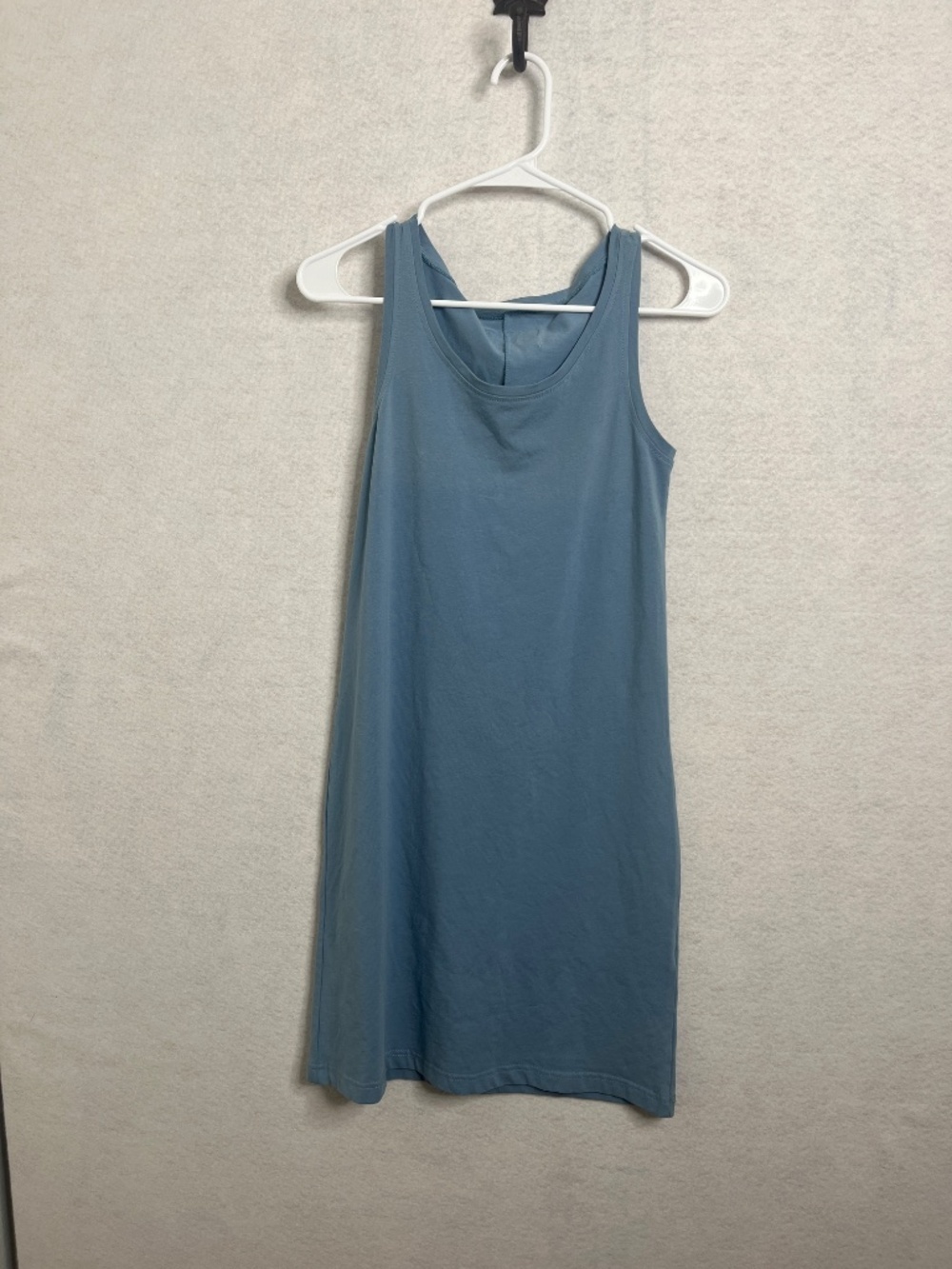 Out of the Blue Blue Tank Dress Sleeveless Stretch Mini Dress Casual